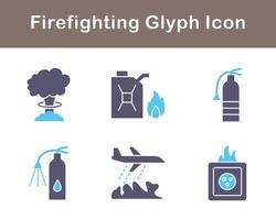 Firefighting Vector Icon Set