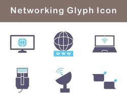 Networking Vector Icon Set