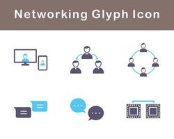 Networking Vector Icon Set