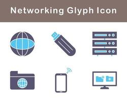 Networking Vector Icon Set