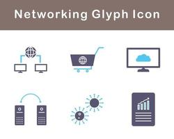 Networking Vector Icon Set