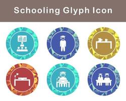 Schooling Vector Icon Set