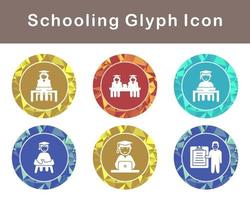 Schooling Vector Icon Set