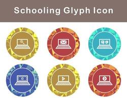 Schooling Vector Icon Set