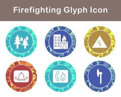 Firefighting Vector Icon Set