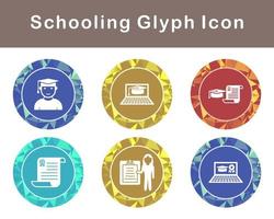 Schooling Vector Icon Set