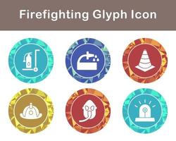 Firefighting Vector Icon Set