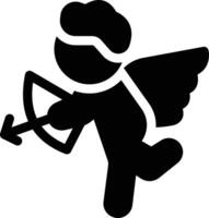 cupid angel vector illustration on a background.Premium quality symbols.vector icons for concept and graphic design.