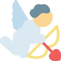 angel cupid vector illustration on a background.Premium quality symbols.vector icons for concept and graphic design.