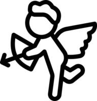 Cupido ángel vector ilustración en un fondo.premium calidad simbolos.vector íconos para concepto y gráfico diseño.