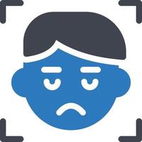 sad boy vector illustration on a background.Premium quality symbols.vector icons for concept and graphic design.