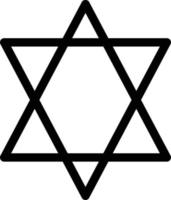 ilustración vectorial judía sobre un fondo. símbolos de calidad premium. iconos vectoriales para concepto y diseño gráfico. vector