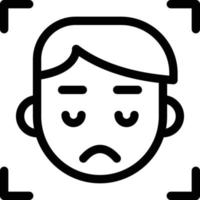 sad boy vector illustration on a background.Premium quality symbols.vector icons for concept and graphic design.