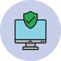 Cyber Security Vector Icon