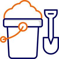 Sand Bucket Vector Icon