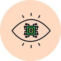 Bionic contact Vector Icon