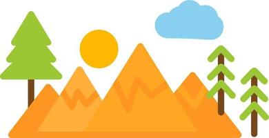 paisaje vector icono