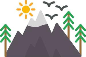 Mountains Vector Icon