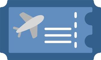 Plane ticket Vector Icon