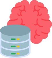 Brain Server Vector Icon