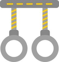 Gymnastic Rings Vector Icon