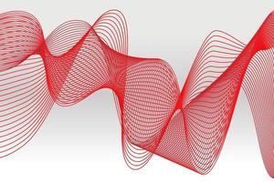 resumen rojo ligero líneas en blanco antecedentes. resumen ola antecedentes para computadora fondo de pantalla y aterrizaje página. foto