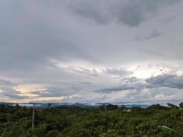 landscape, hills, island of Borneo photo