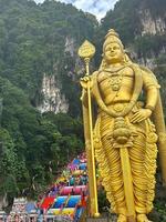 Batu caves and murugan photo