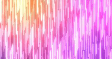 Abstract purple multi-colored glowing flying lines stripes of luminous dots and energy particles abstract disco background photo