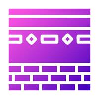 kaaba icon solid gradient pink style ramadan illustration vector element and symbol perfect.