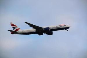 London in the UK in March 2023. A plane taking off from London's Heathrow Airport photo