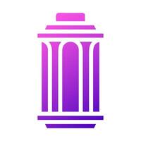 lantern icon solid gradient pink style ramadan illustration vector element and symbol perfect.