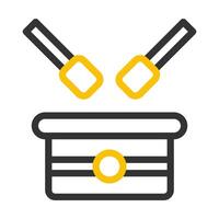 bedug drum icon duocolor grey yellow style ramadan illustration vector element and symbol perfect.