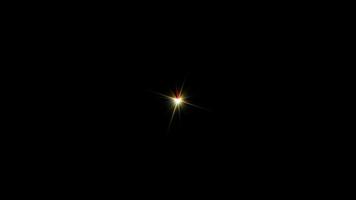 Schleife abstrakt radial Gold scheinen Star Licht Strahl video
