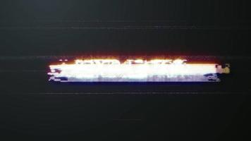 Big Data Glitch text cinematic title abstract background video