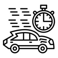 Race Stopwatch Icon Style vector