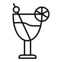 Cocktails Icon Style vector