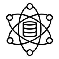 Data Science Icon Style vector