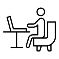 Working on Couch Icon Style vector