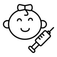 Vaccination Icon Style vector