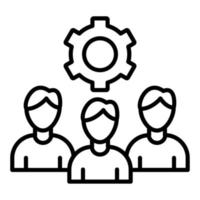 Community Service Icon Style vector