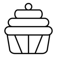 Cupcakes Icon Style vector