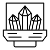 Geological Museum Icon Style vector