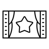 Film Premiere Icon Style vector