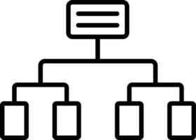 Decision Tree Icon Style vector