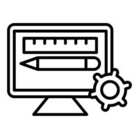 Product Management Icon Style vector