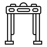 Metal Detector Icon Style vector