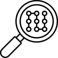 Pattern Recognition Icon Style vector