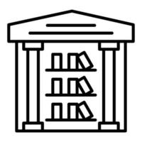 Library Icon Style vector