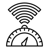alto velocidad Internet icono estilo vector